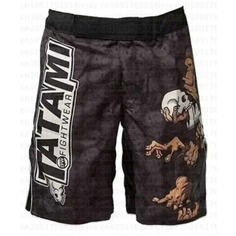 MMA Boxing Sports Fitness Monkey Personality Breathable Loose Men Kid Shorts Thai Fist Pants Running Fights Cheap Mma Shorts