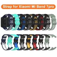 Silicone Strap for Xiaomi Mi Band 7pro Replacement Two-color Sport Blacelet Wristband for Xiaomi Mi Band 7pro Smart Watch Correa