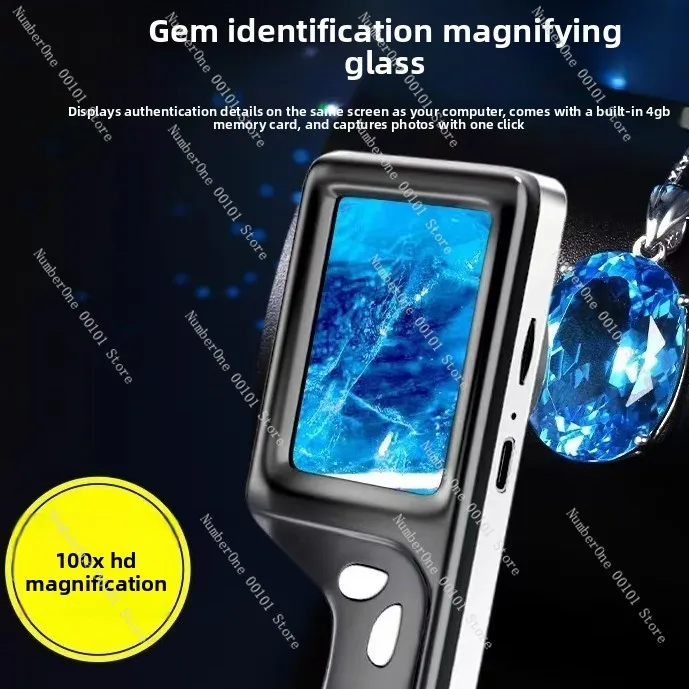 Electronic magnifying glass - genuine high definition digital microscope, special maintenance and identification