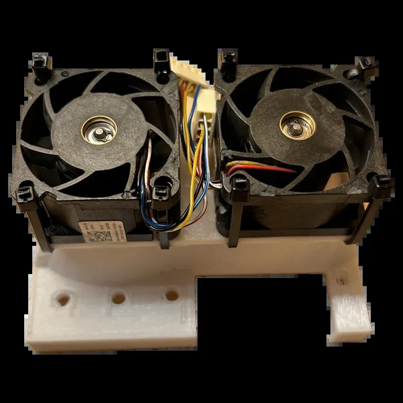 For AMD Radeon Instinct MI25 MI50 MI60 Graphics Cooling Server Dual Fan 4CM 3D printing materials
