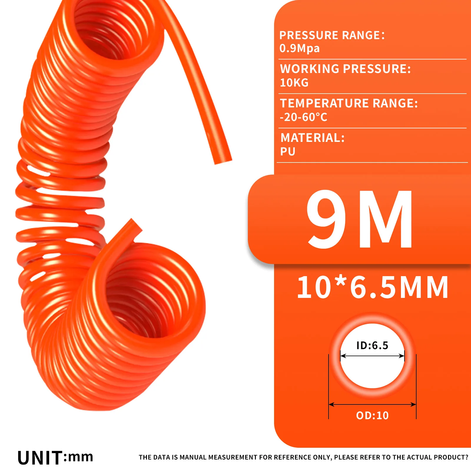 Variant: Red Orange 10X6.5mm