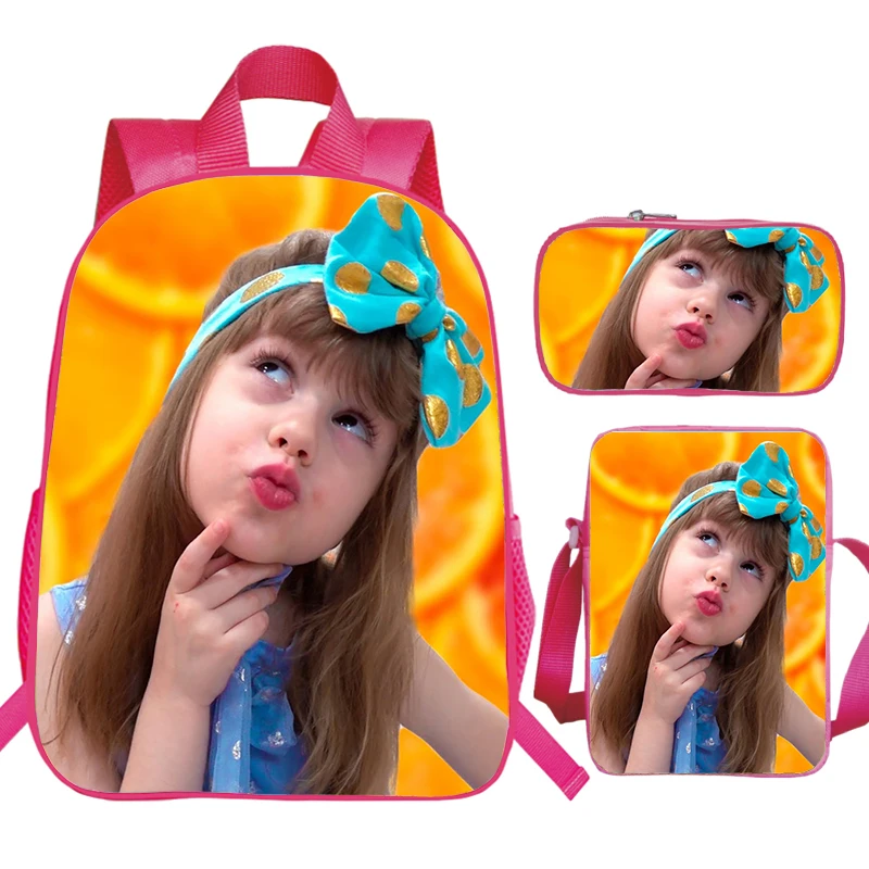 

Funny Eva Bravo 3D Print Backpack Cute Girl Pattern School Bags Mochila Girls Bookbag Waterproof Backpack Kids Pink Back Pack