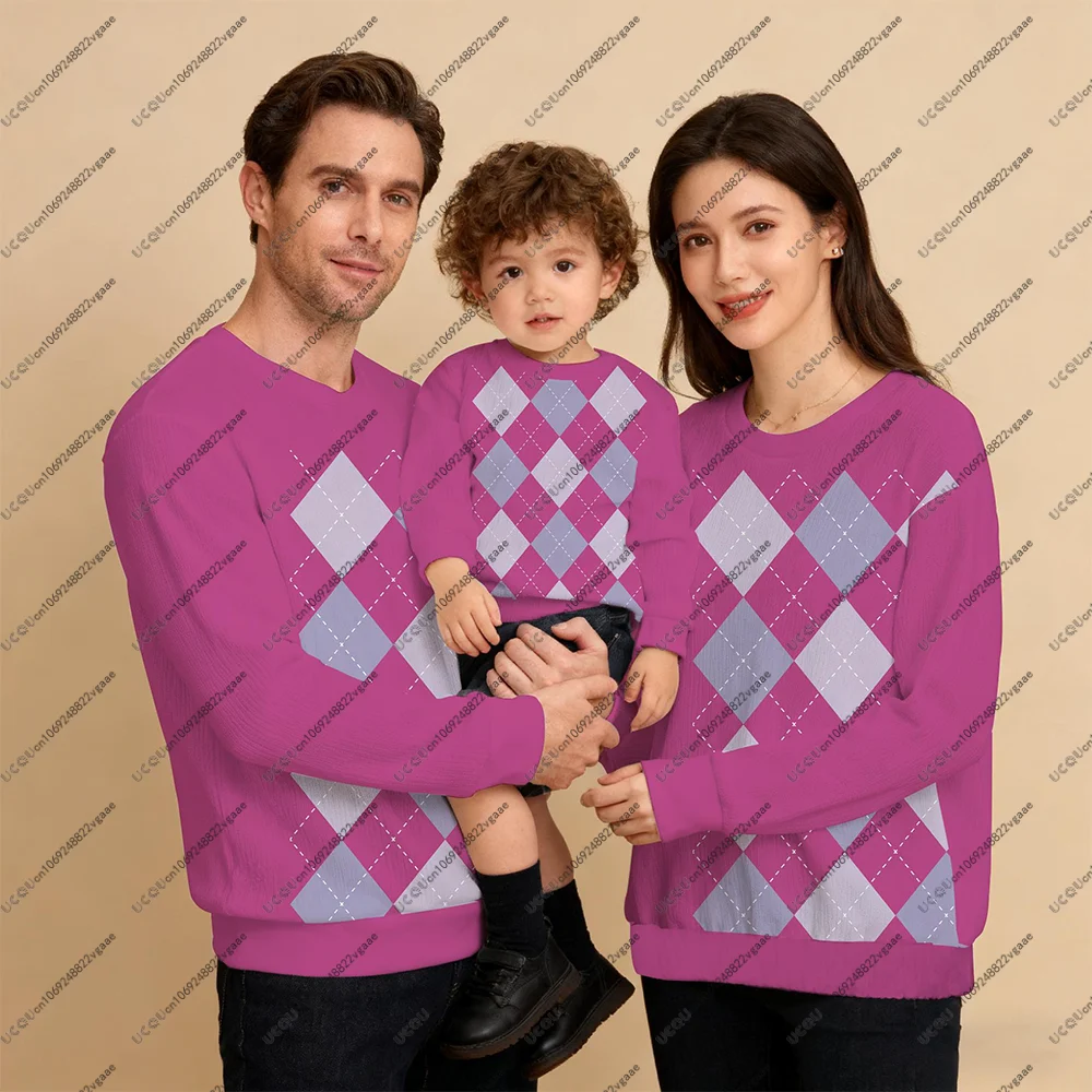 

Kpop Demon Hunters Толстовка Huntrix Футболка Свитер Одежда для родителей и детей Зимний повседневный топ Косплей Baby Sanja Костюм для мальчика Толстовка