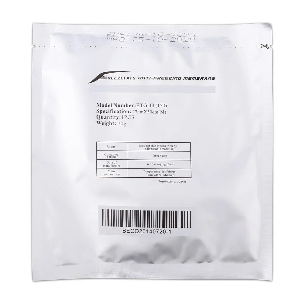 Fat Freezing Membranes Anti Freeze Gel Patches for Cryolipolysis Machine Body Slimming Massager Weight Loss Lipo Cold Therapy image 3