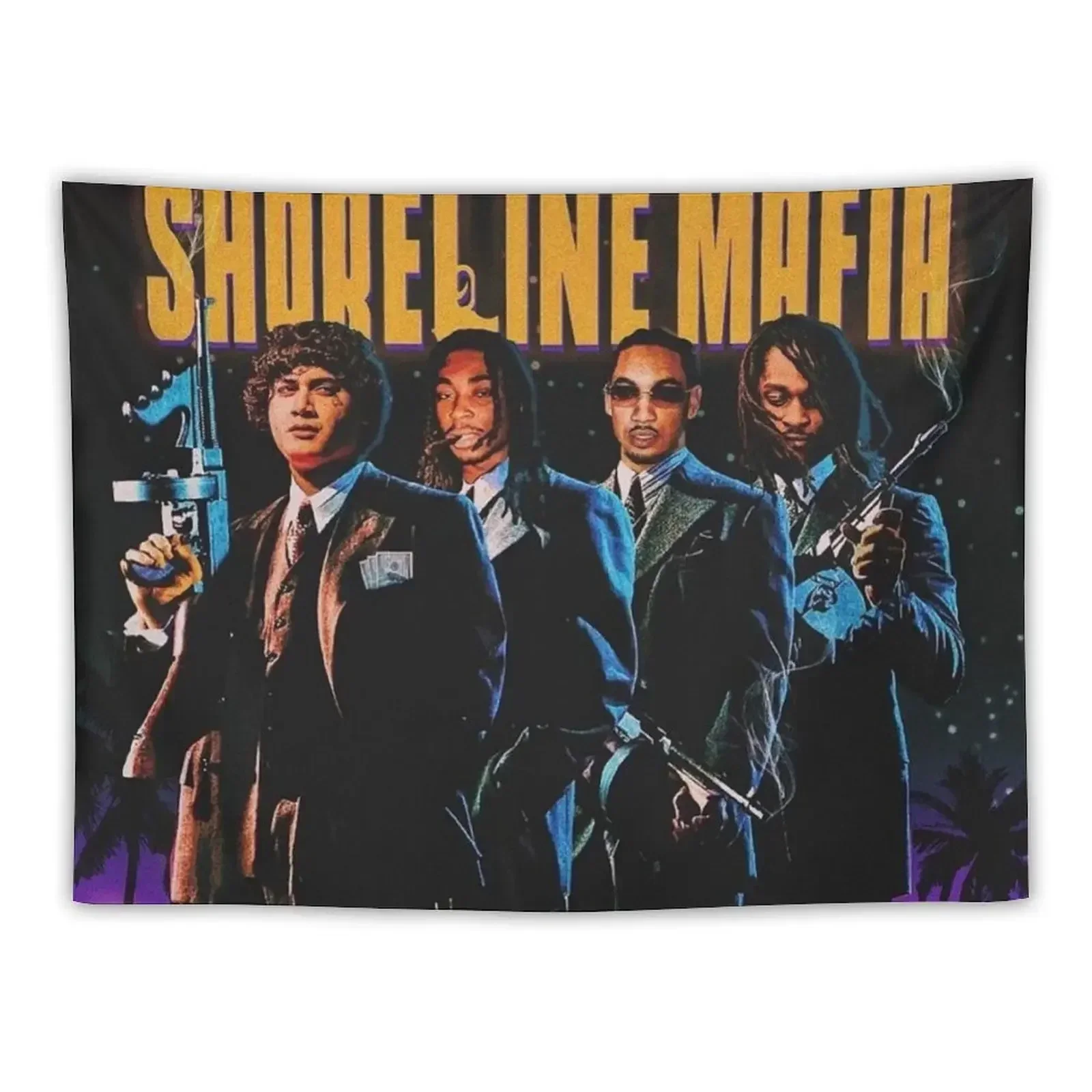 OHGEESY, Shoreline Mafia Tapestry Room Decor Cute Decorations For Room Tapestry