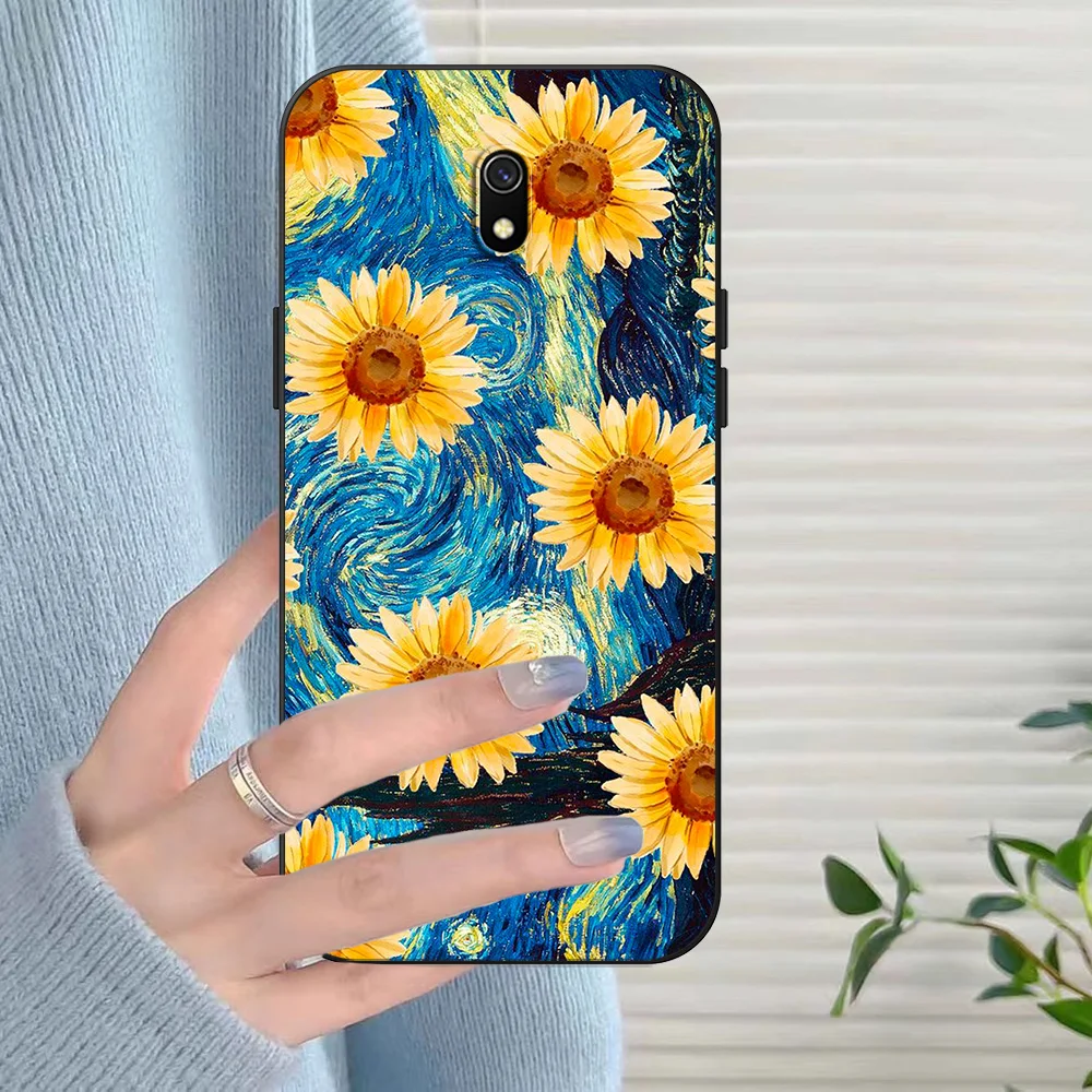 For xiaomi redmi 8a case phone back cover For redmi 8a bumper hongmi 8a shell bag redmi8a black tpu case Cute Cool Style