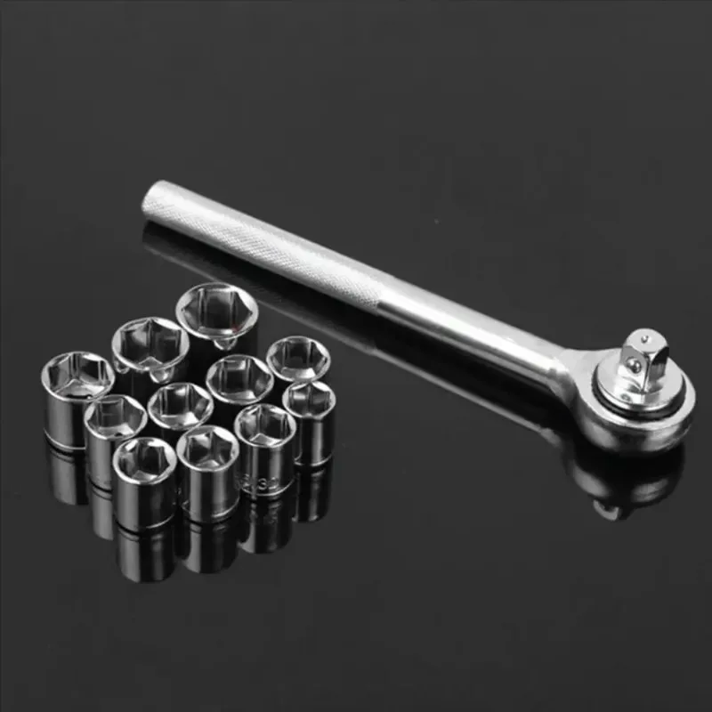 

Strong Toughness Socket Wrench Set High Hardness Anti-slip Multifunctional Repair Tool Set Durable Wear-resistant
