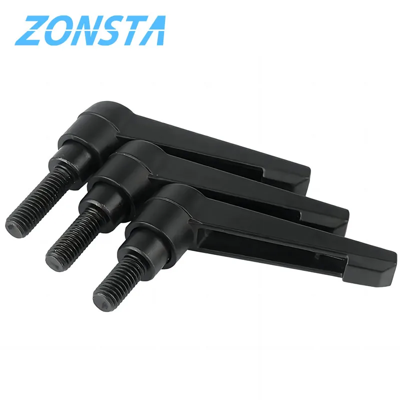 1pcs Alloy Steel Clamping Lever Machinery Adjustable Handle Locking External Male Thread Knob M4 M5 M6 M8 M10 M12 M16