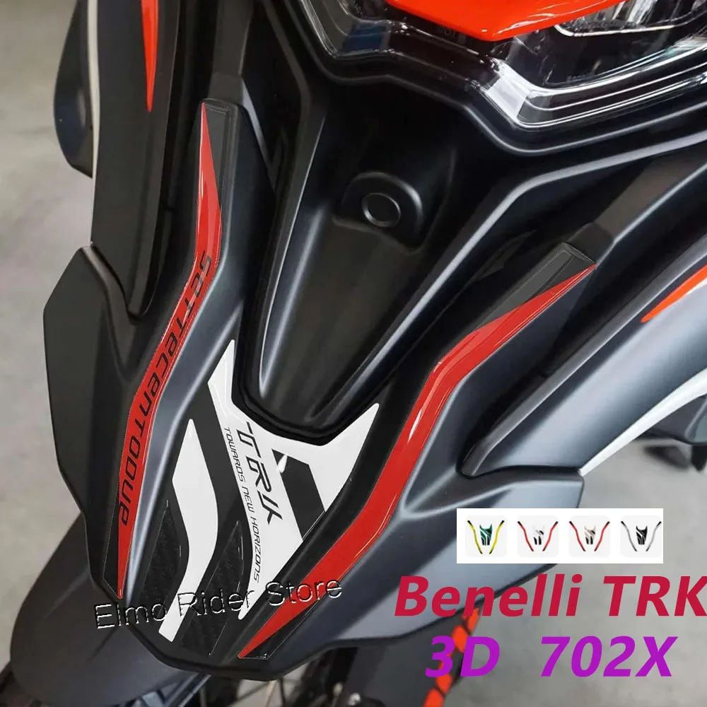 

For Benelli TRK 702 TRK 702X 2023- 3D Gel Epoxy Sticker Kit 3D Motorcycle front end Protection Sticker