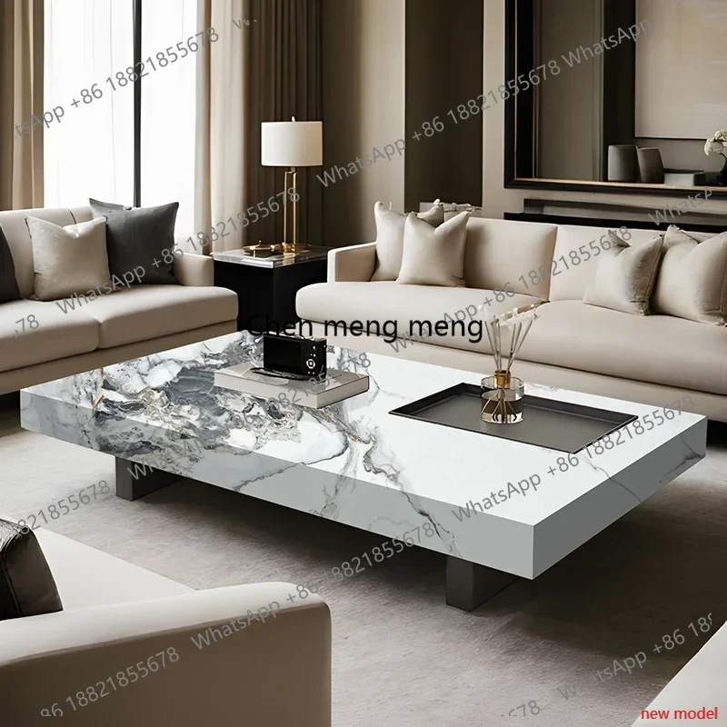 AB03Replica Luxury Coffee Table Living Room Premium Effect Coffee Table Minimalist Unique Armoires Japanese Simple Home Furnitur