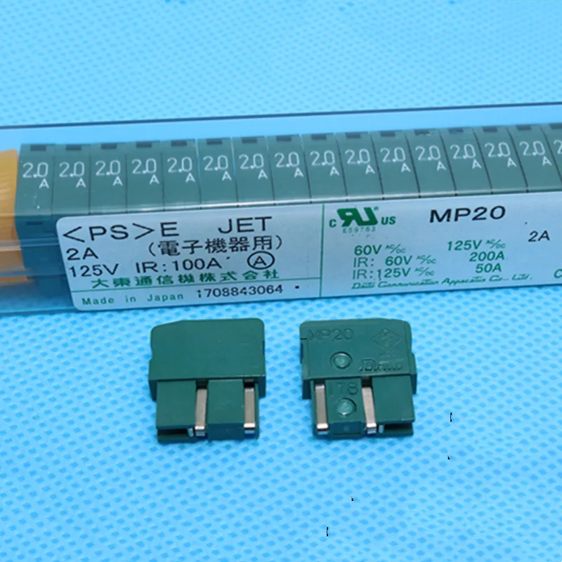 MP20 2A Rurka bezpieczeństwa DAITO FUSE 2.0A