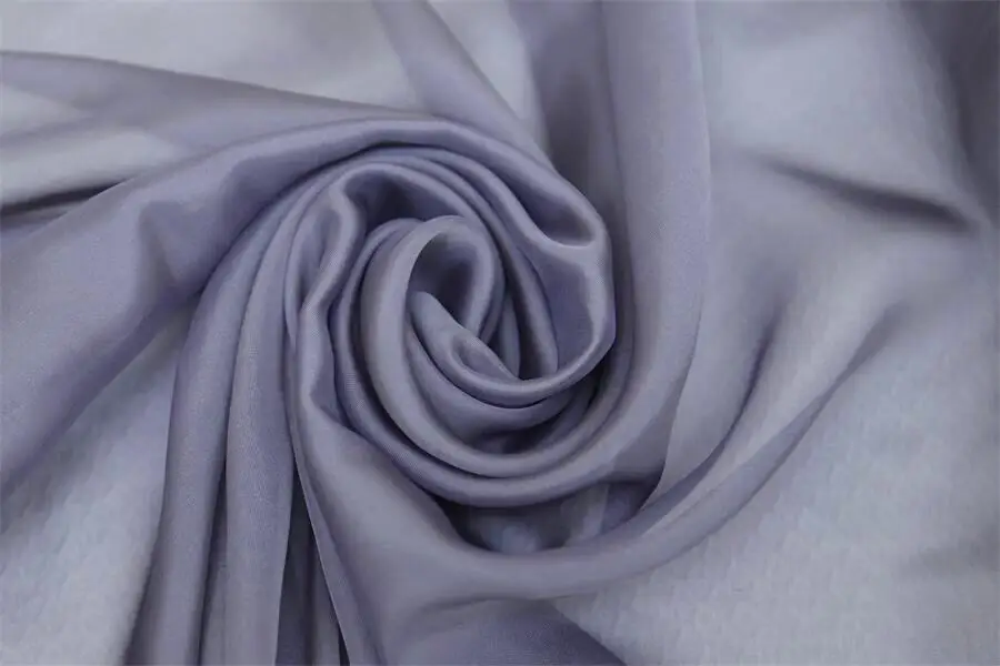 factory Wholesale 3M silk dress scarf Chiffon pink white lined scarf fabric 140 width wedding dress Natural healthy silk