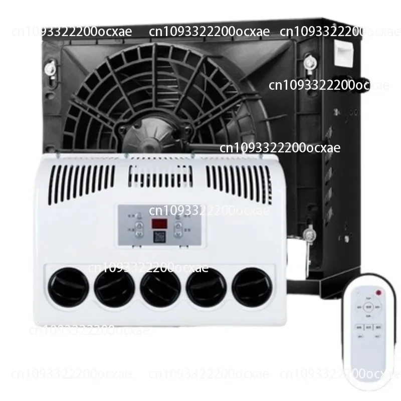 24V Parking Air Conditioner For Large Trucks, DC Inverter Independent Refrigeration, On-board Modified Electric Air Conditioner