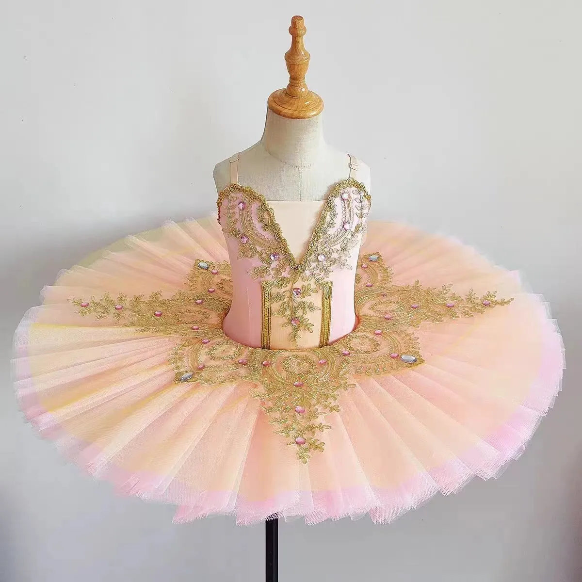 jupe-de-ballet-rose-elegante-pour-scene-costume-de-danse-jupe-de-princesse-pour-filles-uniforme-d'entrainement-fibre-de-polyester-100
