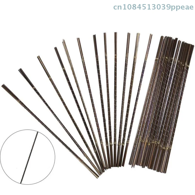{QTG333} 12 Pcs Jewelry Metal Cutting Saw Blades Set Handicraft Jewelry Design And Repair Gems Woodworking Hand Tools