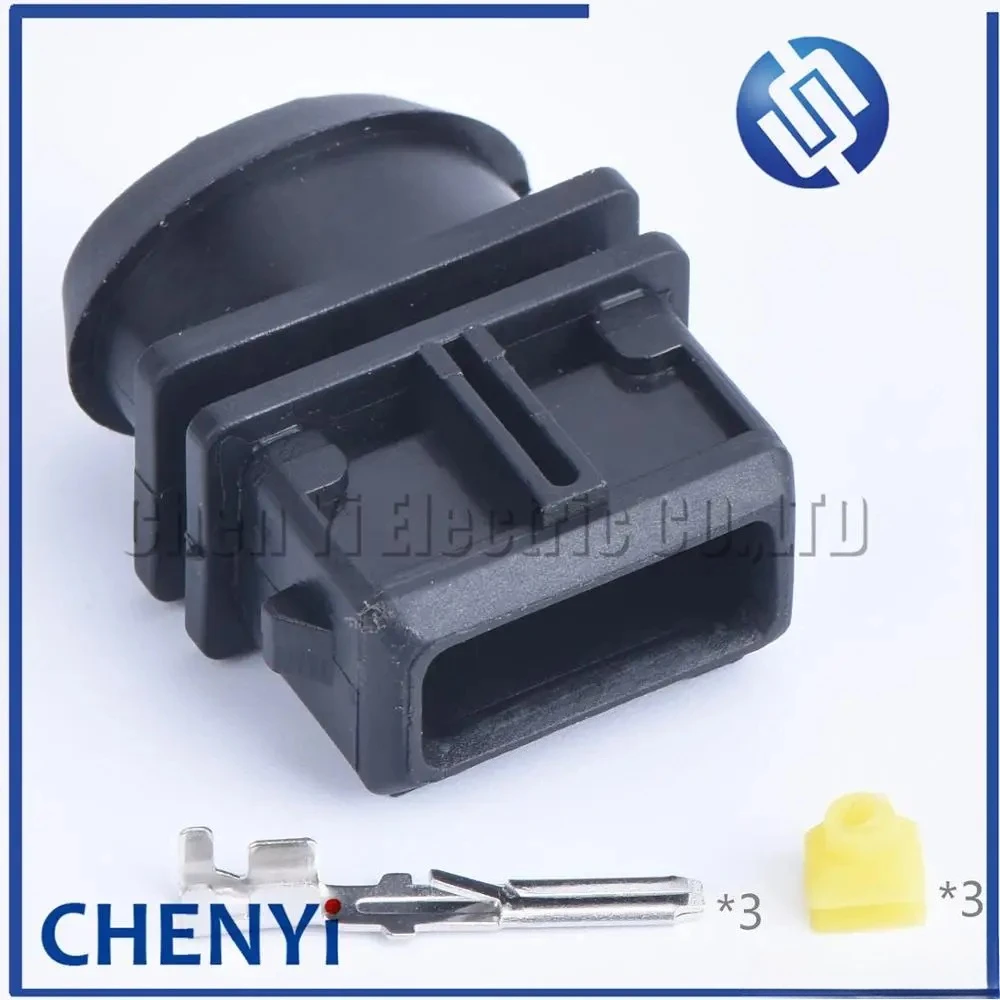 1 set 3 Pin waterproof wire harness cable sealed connector EFI male or female For EV1 fuel Injector Connector 443906233