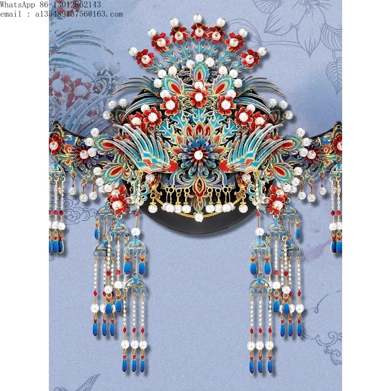 Kowloon Jiufeng crown refrigerator sticker 3D three-dimensional metal assembly model