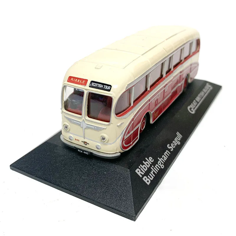 Die-casting 1:76 Scale British Classic Bus Series Alloy Car Toy Simulation Model Collection Ornaments Children\'s Birthday Gift