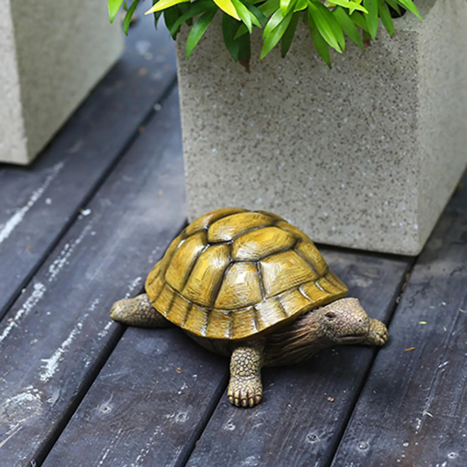 Resin Tortoise Statue, Animal Sculpture, Garden Sculpture, Tortoise Figurine, Outdoor Decorative Statue Decoration Ornament