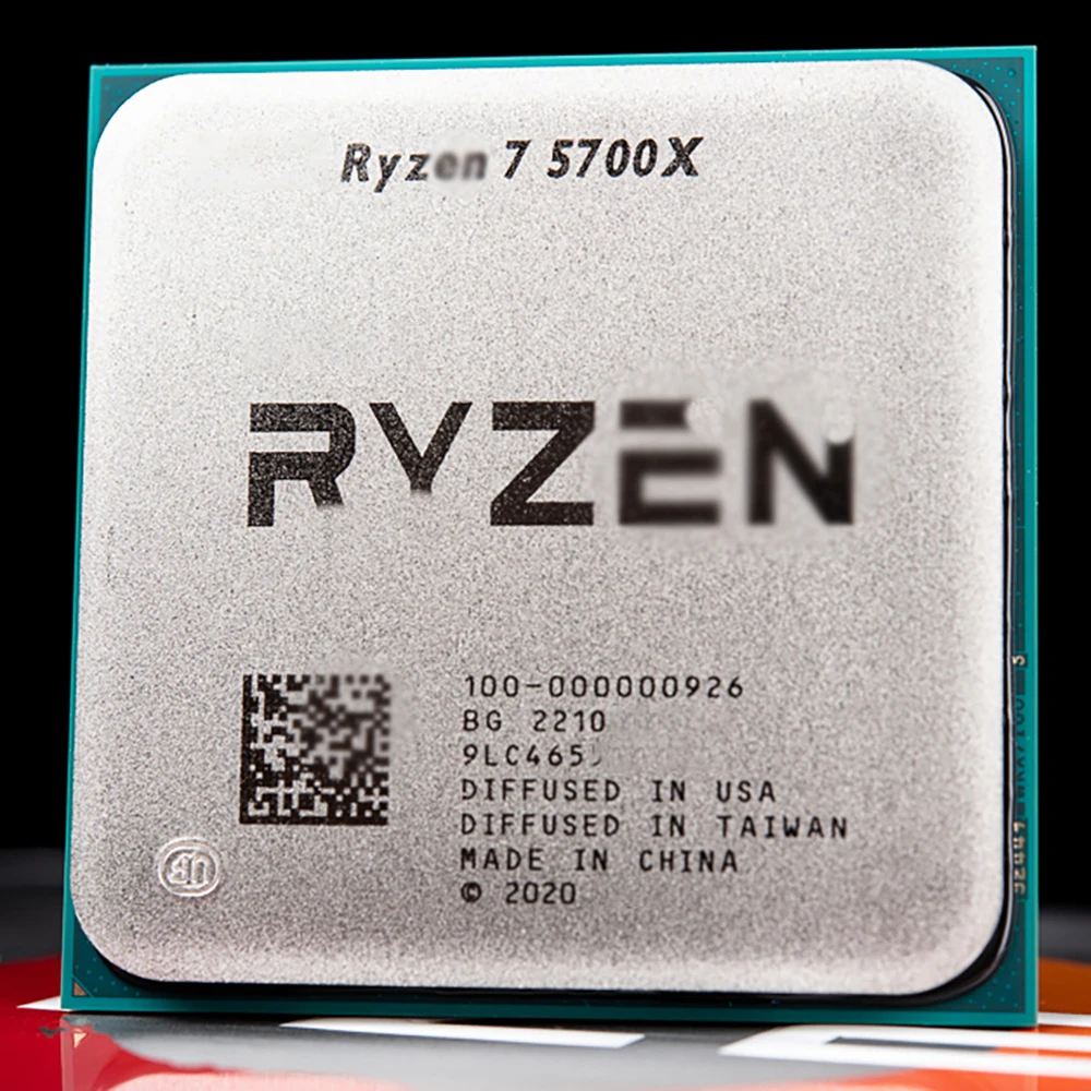 وحدة المعالجة المركزية R7 5700X لمعالج AMD 5700X 8C 16T 3.4 جيجا هرتز 7nm L3 = 32 ميجابايت مقبس AM4 TDP65W
