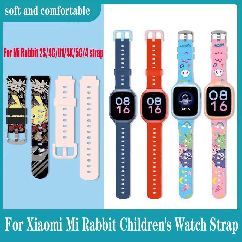 Xiaomi Mi tavşan Watch Band 4C/2S/U1 çocuk telefonu Watch Band 4X/5C evrensel orijinal aynı bileklik