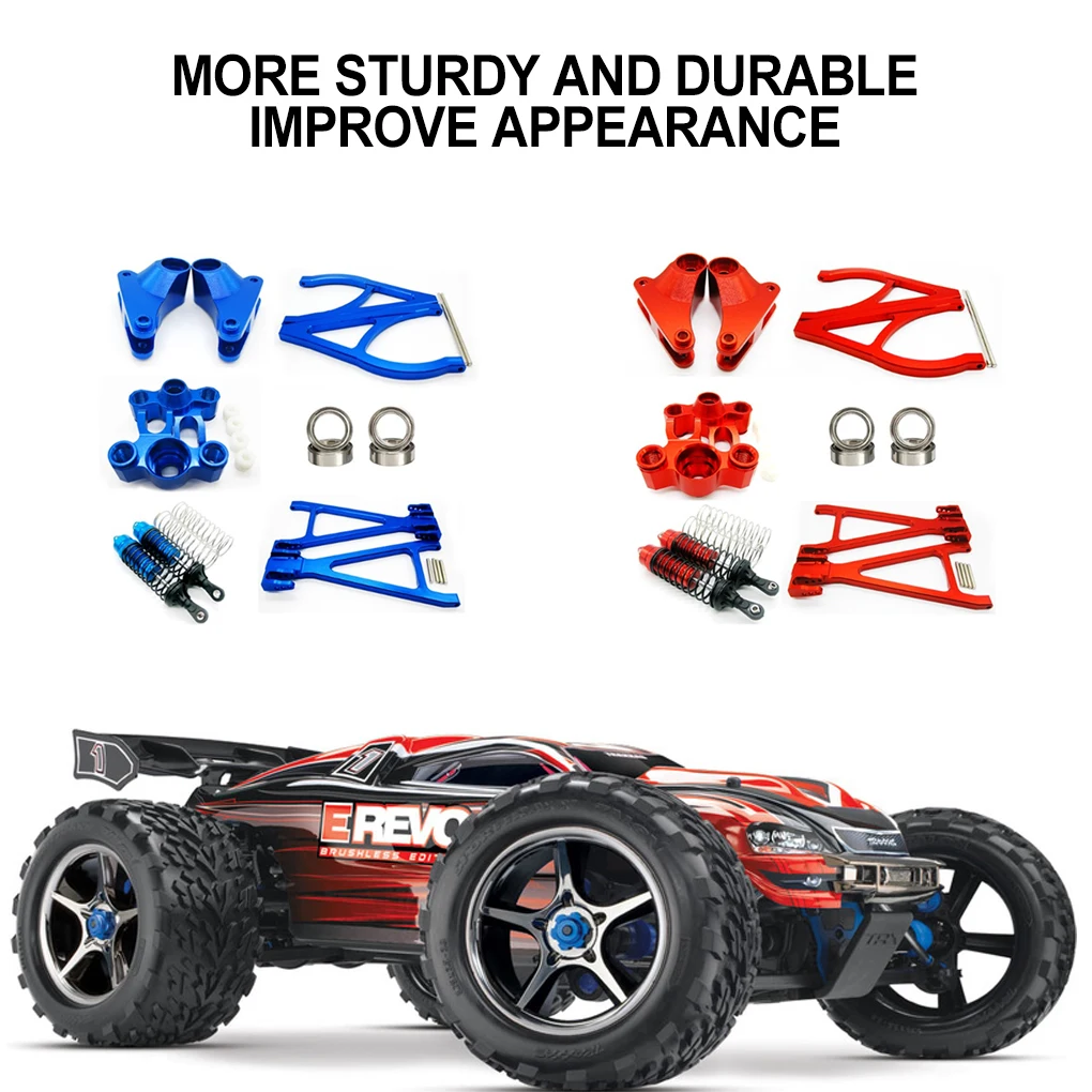 RCGOFOLLOW Aluminum Alloy Stable Rear Axle Assembly Kit Stable Rc Rear Axle Assembly Kit For 1/8 E-revo