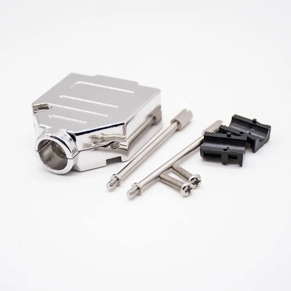 DB15 Shell Zinc Alloy Metal Housing for D‑sub 15Pin 