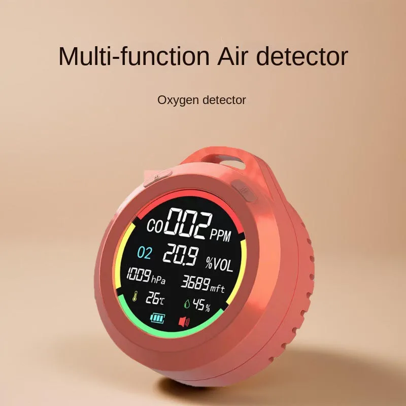 

New portable carbon Mon oxide altitude and high-temperature oxygen oxygen content temperature and humidity multi-functional dete