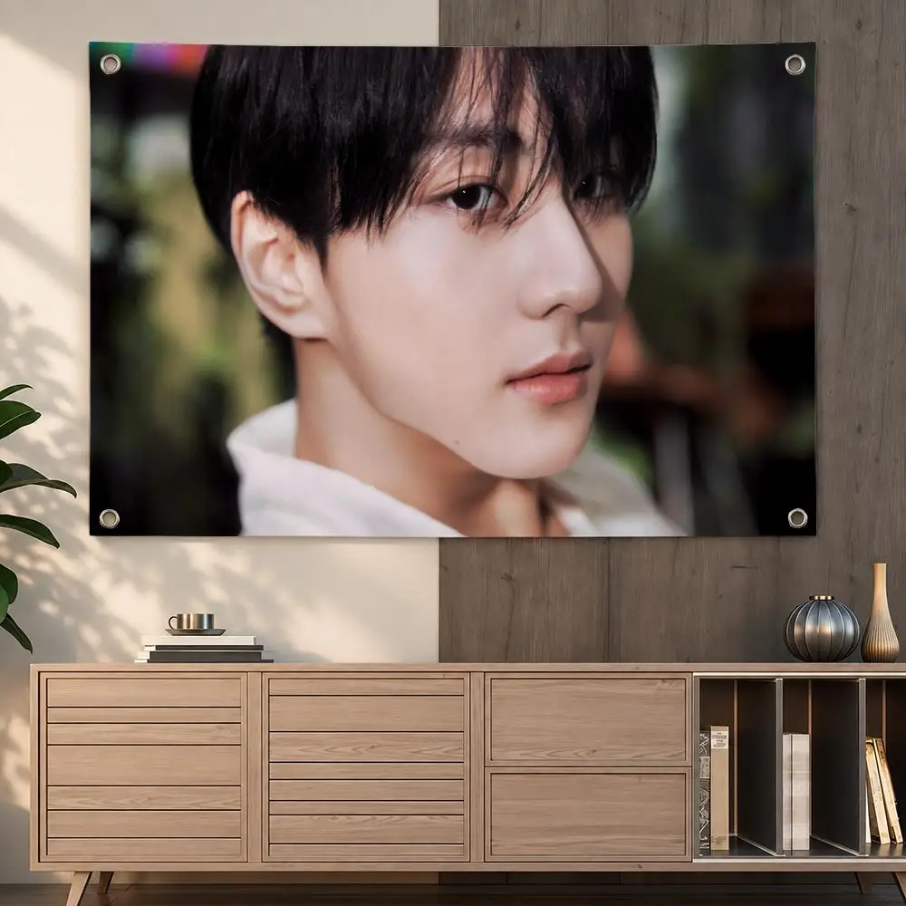 Popular K-Pop Male Idol JungWon Flags Indoor Outdoor Wall Hanging Flag Decor Banner Wall Decor