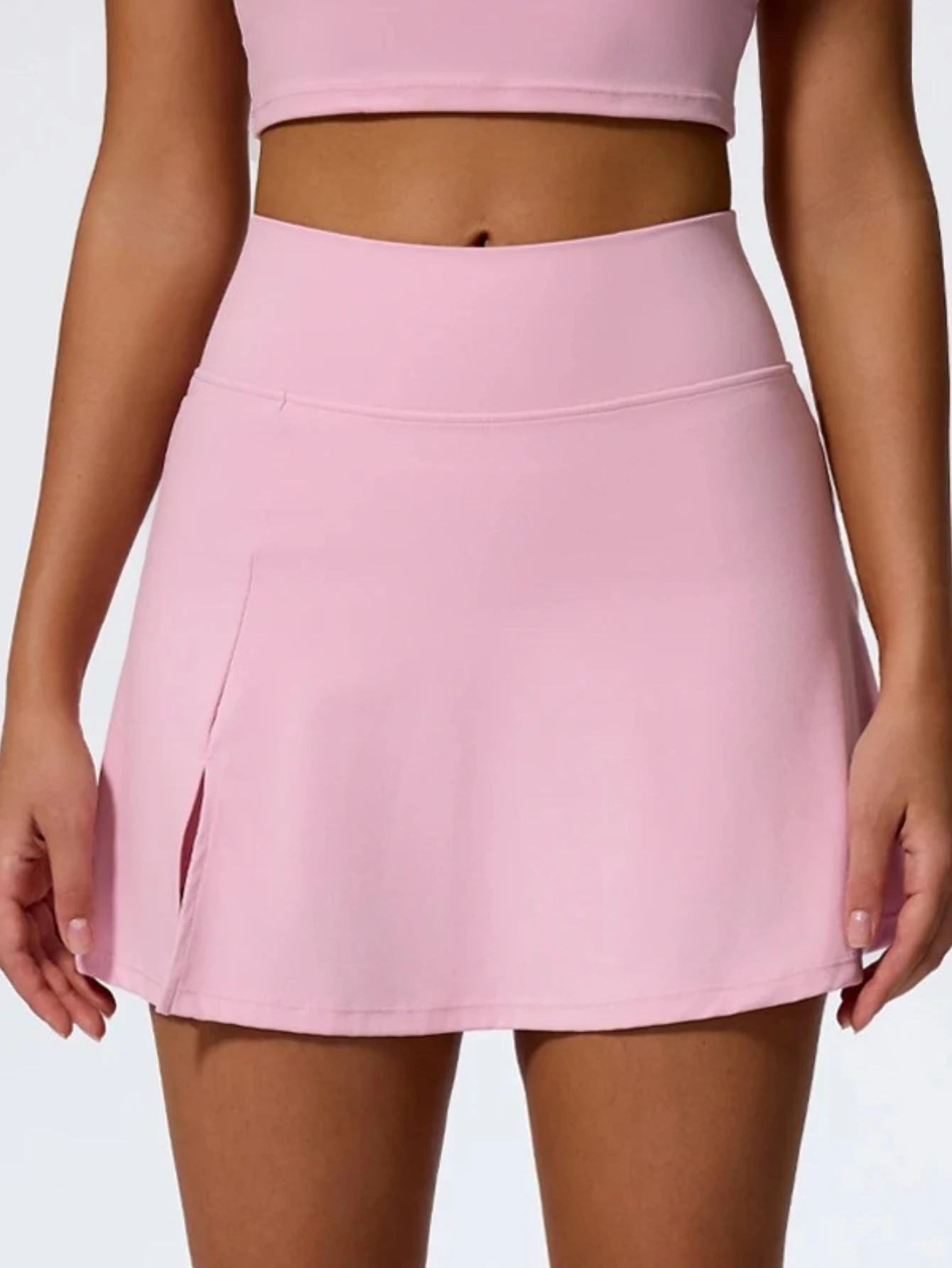 

Yoga short skirt, tight fit, high waisted, running, fitness, anti glare, sports, tennis skirt, 2025 new style