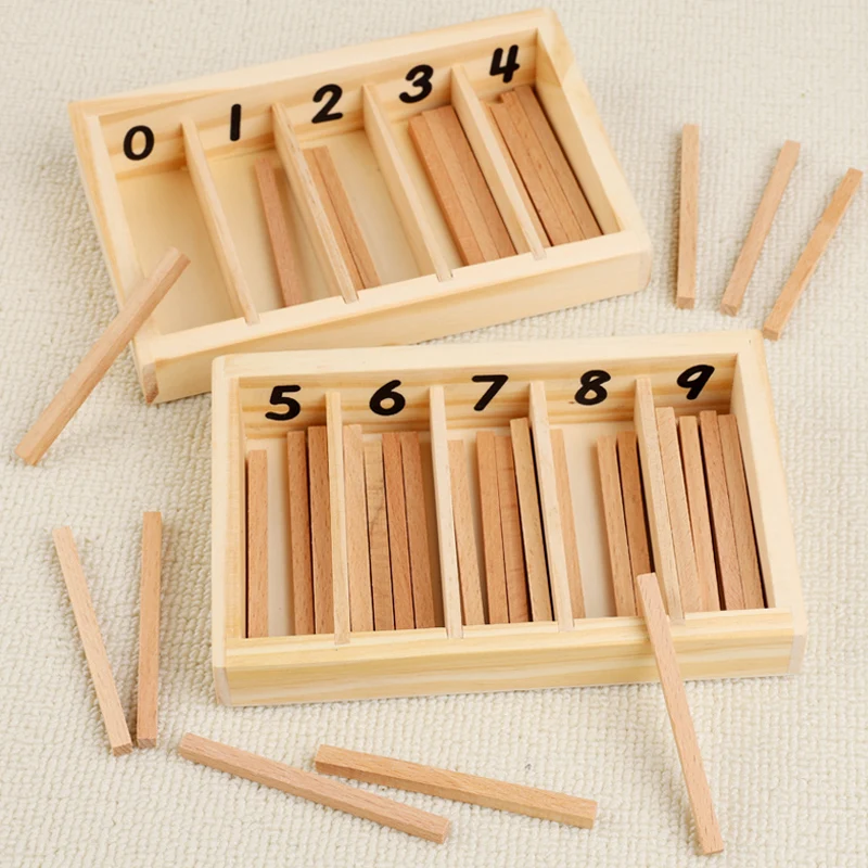 스핀들 박스 어린이 조기 개발 계산 스틱 소년 소녀 전문 계산 조기 학습 도구 수학 장난감
