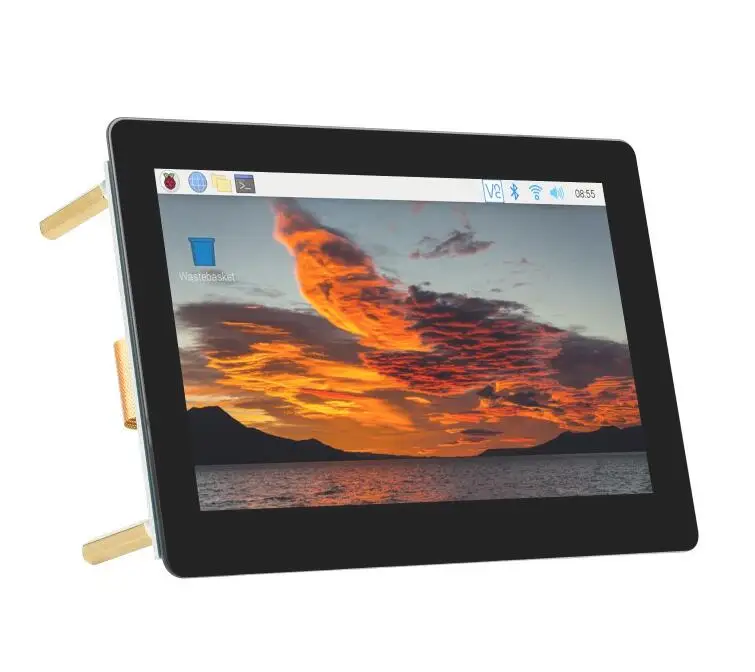 Waveshare Pantalla táctil capacitiva IPS de 5 pulgadas para Raspberry Pi, 800 × 480, interfaz DSI, baja potencia