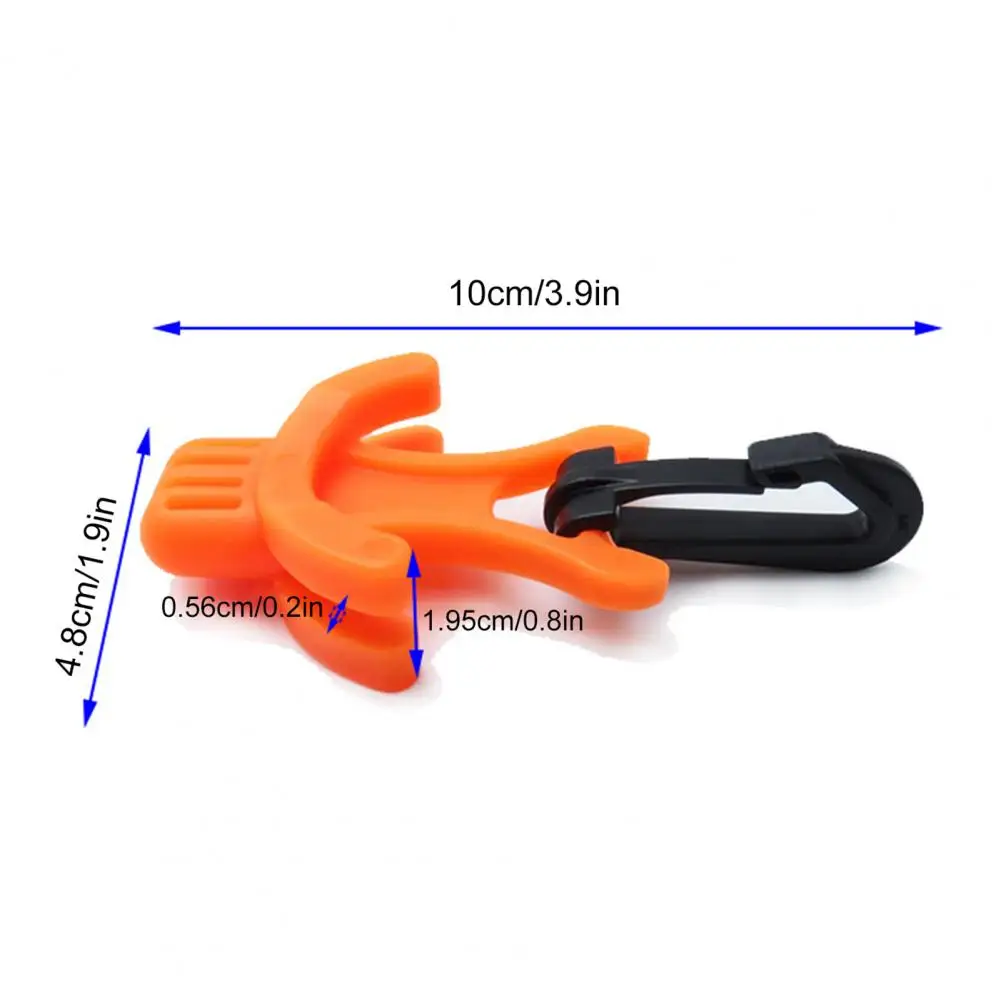 

10cm Scuba Octo Holder With Plastic Clip Diving 2nd Stage Breathing Regulator Keeper Octopus Retainer Dive Mouthpiece Retainer