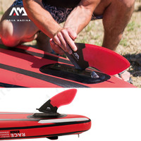 AQUA MARINA FIBERGLASS RACING FIN Surfing Accelerate Screw Installation Design Tail Rudder SUP Surfboard Accessories Stable