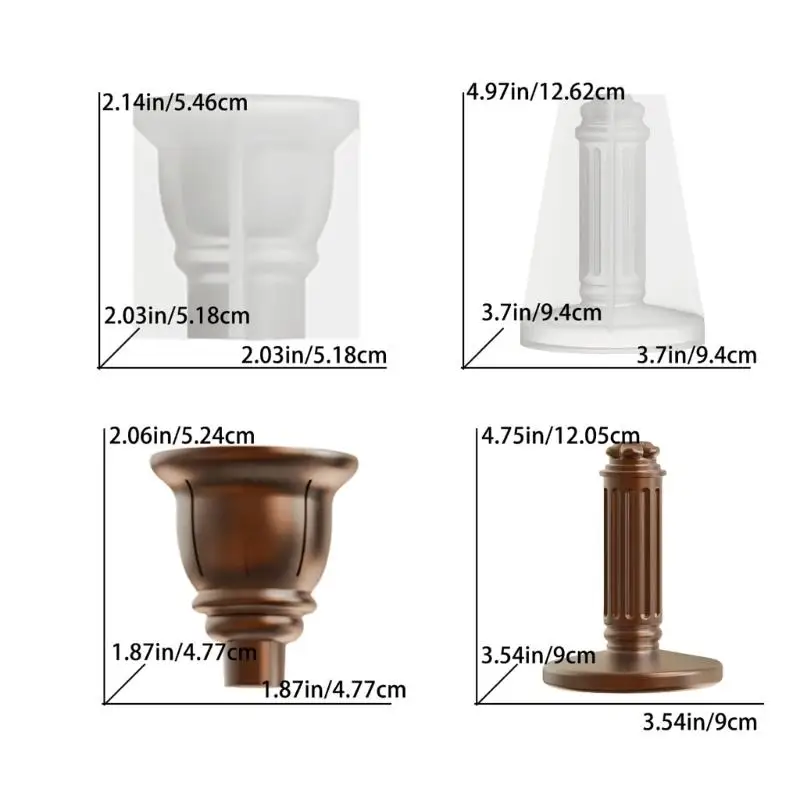 P9FE Premium Silicone Mold With Easy Release For Scented Making Kits