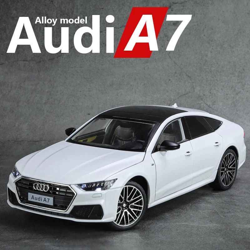 1:24 Audi A7 Alloy Model Car Toy Diecasts Metal Casting Sound and Light Car Toys For Children Vehicle