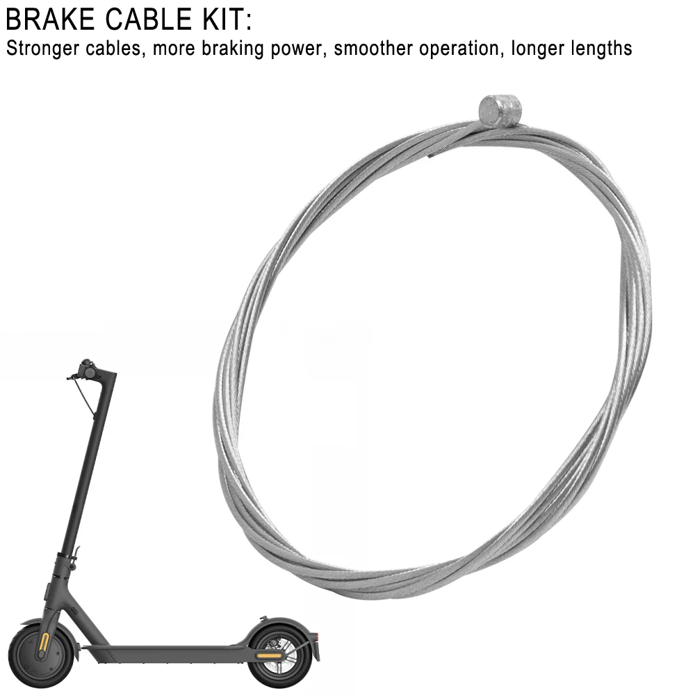 Edelstahl-Bremskabel für Elektrofahrräder Motorräder Roller Bremsleitung Innenkern-Teile Elektroroller-Zubehör – Detail 1