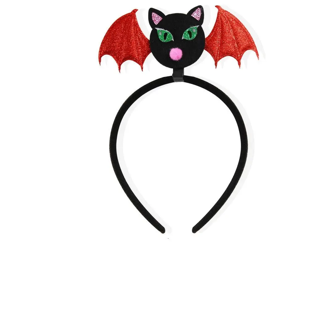 Chauves-souris Halloween bandeau bricolage cheveux accessoires citrouilles Halloween lunettes cadre coiffure chapeaux araignée cheveux cerceau enfants