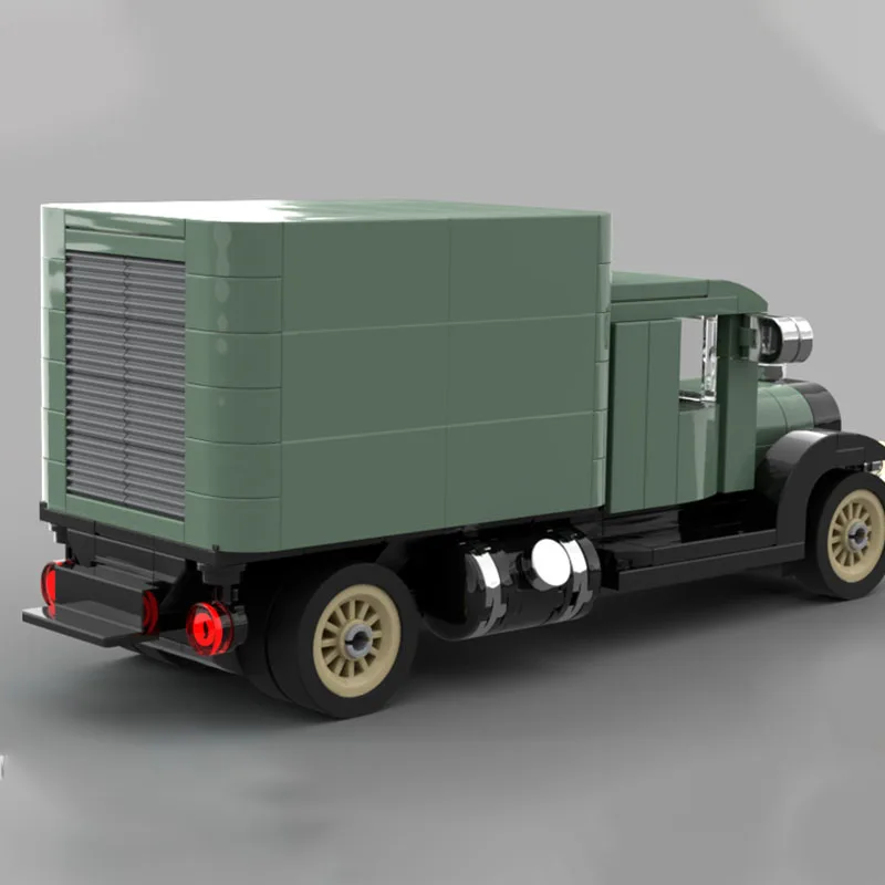 404 stks MOC Vintage Truck modulaire 7 breed Klassieke Bouwstenen Kerstcadeau Inspireert Onbeperkte Creativiteit Building Set