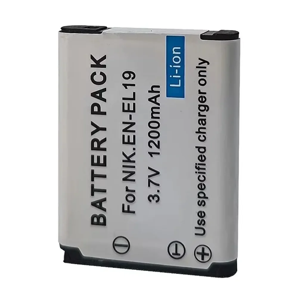 EN-EL19 EN EL19 ENEL19 Camera Battery 1220mah for Nikon Coolpix W100 W150 S100 S2500 S2600 S3100 S6400 S4100 S4150 S3300 S4300