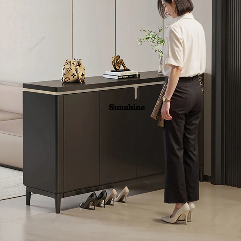 Mirror Cupboard Shoe Shelf Rotating Display Filing Cabinets Smart Shoe Cabinet Slippers Garden