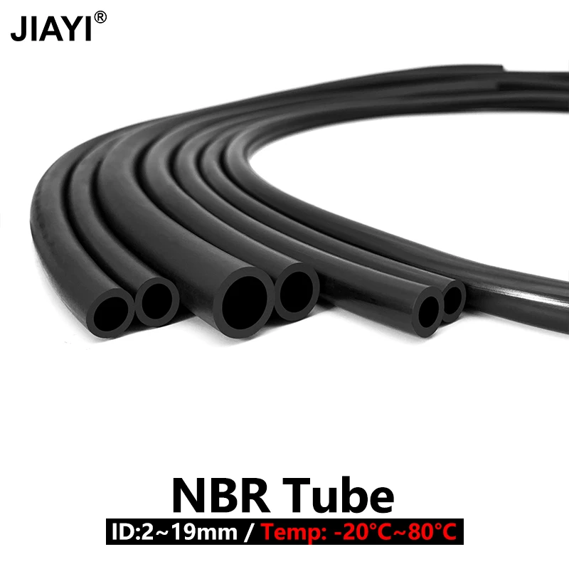 ID2/3/4/5/6/7/8/9/mm Nitrile Rubber Tubing Oil Resistant Rubber Tube Heat Resistant for Petrol and Diesel Fuel Tank Pipe