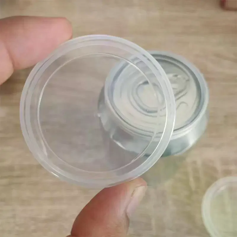 /PFU/Various Sizes PE Tight Seal Lids Reusable Leak Proof Replacement Lids For Canned Goods Or Pet Dog Cat Food Universal 10Pcs
