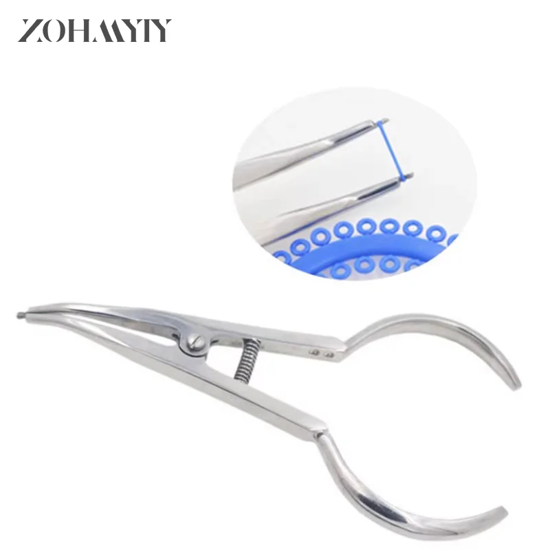 

Ортодонтический сепаратор для размещения щипцов, стоматологическая эластичная резиновая лента из нержавеющей стали, стоматологические аксессуары, материалы