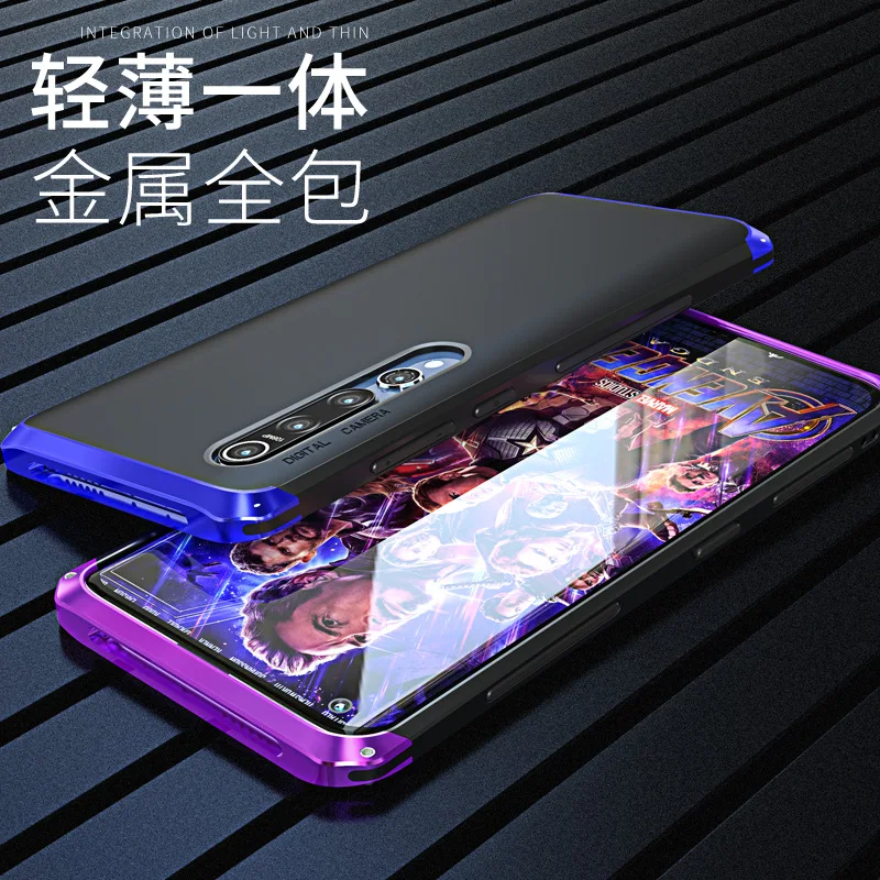 

Лидер продаж! Полноразмерный Жесткий Чехол для Xiaomi Mi 10 PRO Mi10, ударопрочный чехол 10Pro, текстурированный телефонный металлический каркас, задняя крышка из поликарбоната