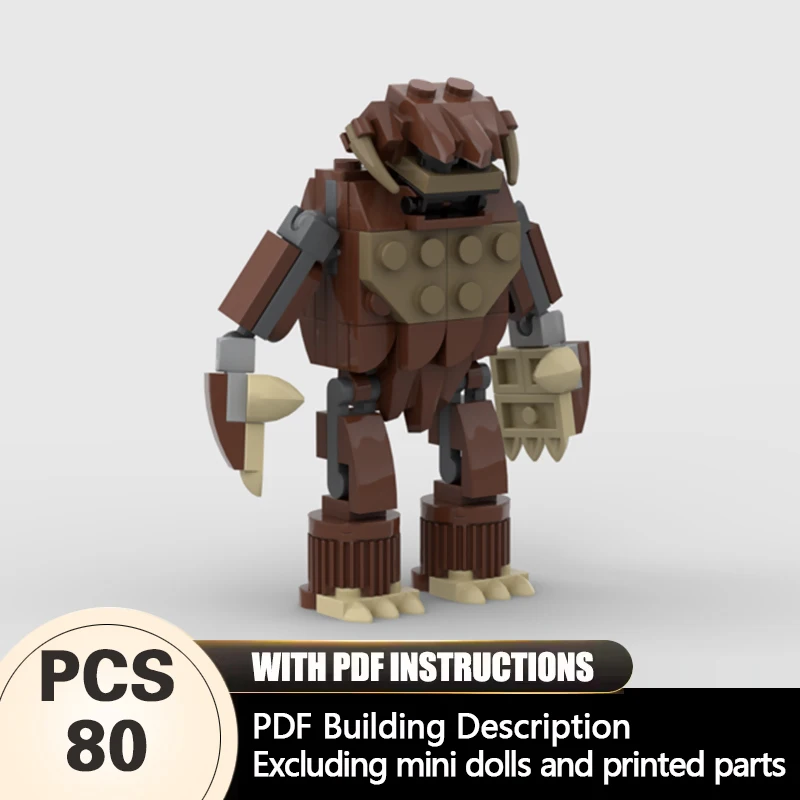 

Creators Animal Series Model MOC Building Bricks Carnivorous Creature Modular Technology Gift Holiday Assemble Children Toy Suit