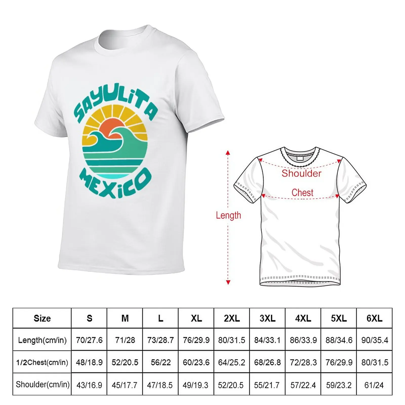 New Sayulita mexico T-Shirt Short sleeve tee Anime t-shirt t-shirts man Men's t-shirts