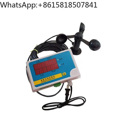 

Tower Crane Anemometer Wind Speed Device Smart Wind Speed Device Aluminum Plastic Blade