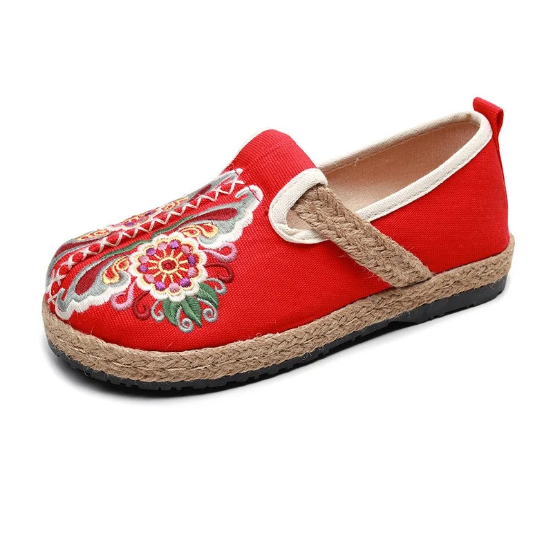 Zapatillas Ethnic Casual Shoe 2023 Autumn New Breathable Embroidered Shoe Round Toe Sports Shoe Hanfu Shoe Women Shoe Flats Shoe