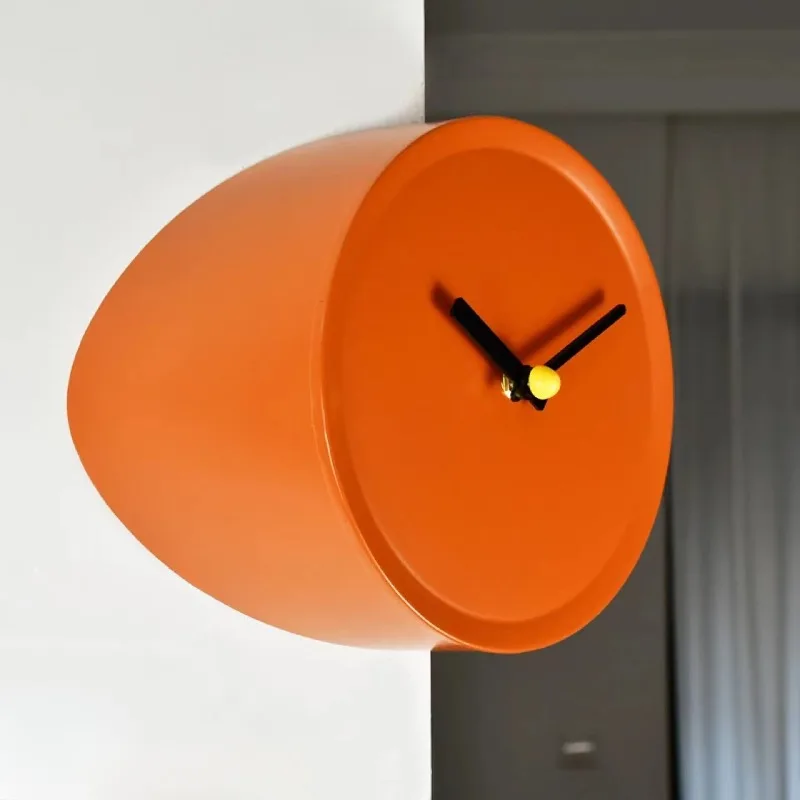 

Wall Corner Clock Minimalist Wall Clock Household Living Room Modern and Minimalist Creative Corner Clock